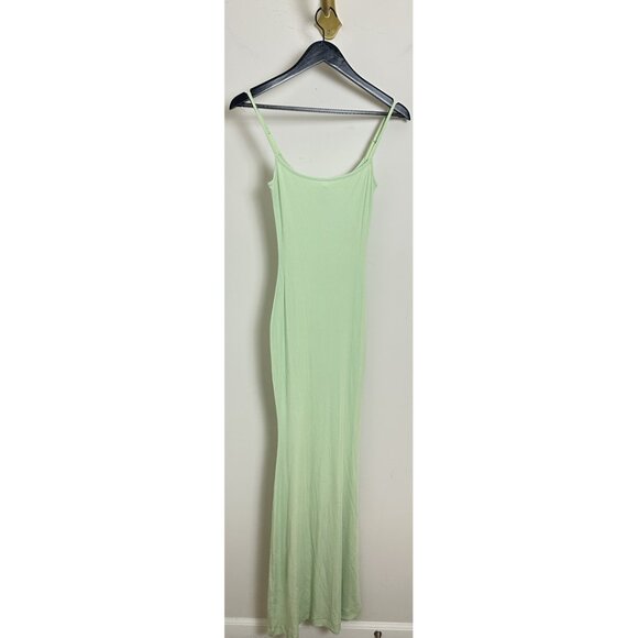 SKIMS Ribbed Long Slipdress in Honeydew Size Medium - Picture 3 of 10